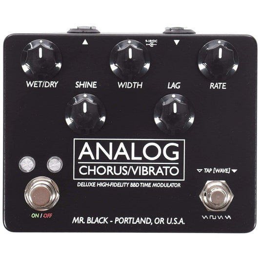Mr. Black Analog Chorus/Vibrato Deluxe Pedal