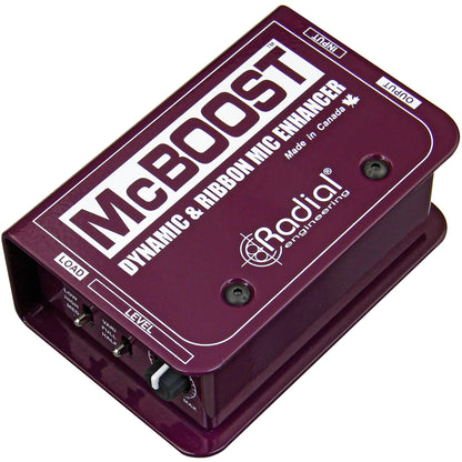 Radial McBoost Microphone Signal Intensifier