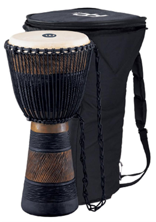 Meinl ADJ3 LBAG 12” Large Rope Tuned Wood Djembe with Bag