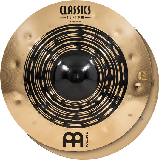 Meinl 14” Classics Custom Dual Hi Hat Cymbals