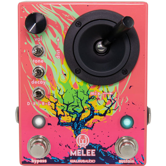 Walrus Audio Melee Wall of Noise Distortion and Reverb Pedal