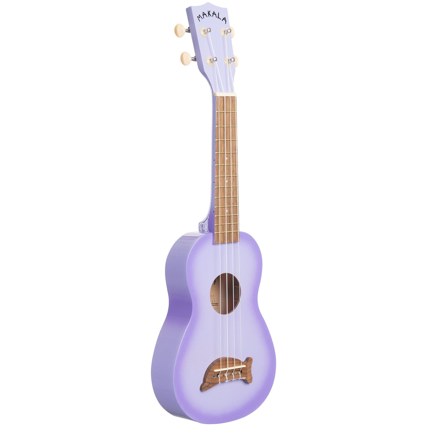 Kala Makala® Dolphin Soprano Ukulele - Purple Burst Dolphin