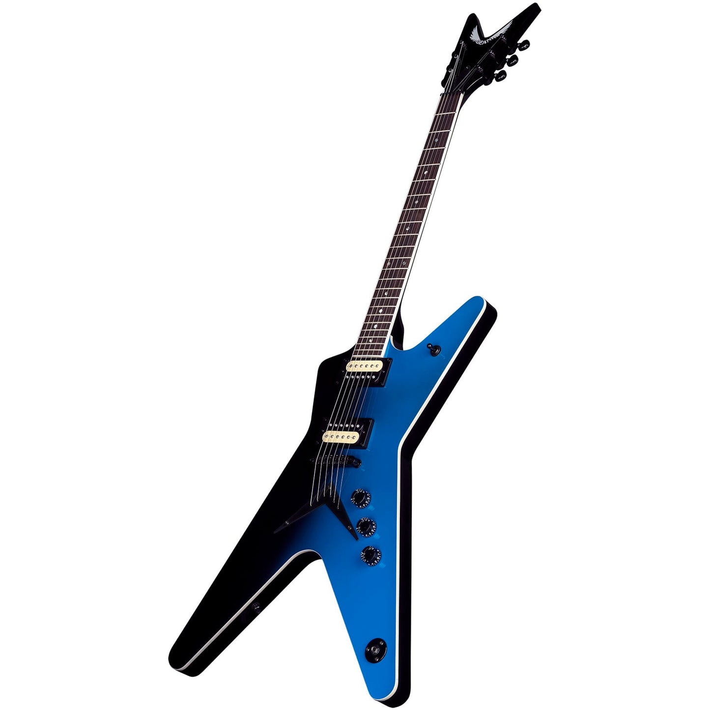 Dean Guitars ML 79 Electric Guitar - Black to Blue Fade