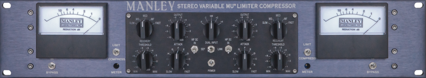 Manley Labs Stereo Variable MU Mastering Version with Mid Side Mod Option