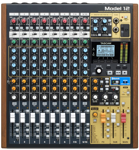 Tascam Model 12 Mixer / Interface / Recorder / Controller