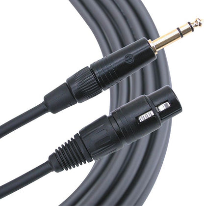 Mogami Gold Studio 1/4"" TRS to Female XLR 6' Cable