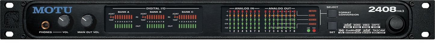 MOTU 2408 MK3 Versatile Hard Disk Recording System