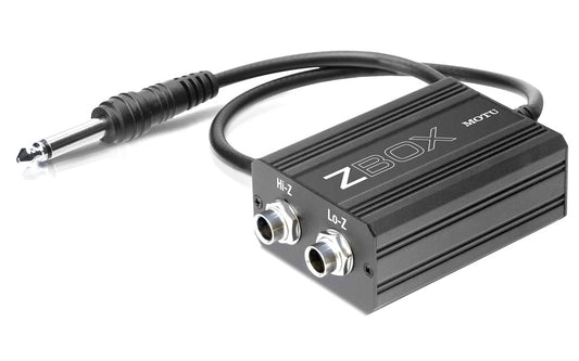 MOTU ZBOX Guitar Pickup Impedance Adapter