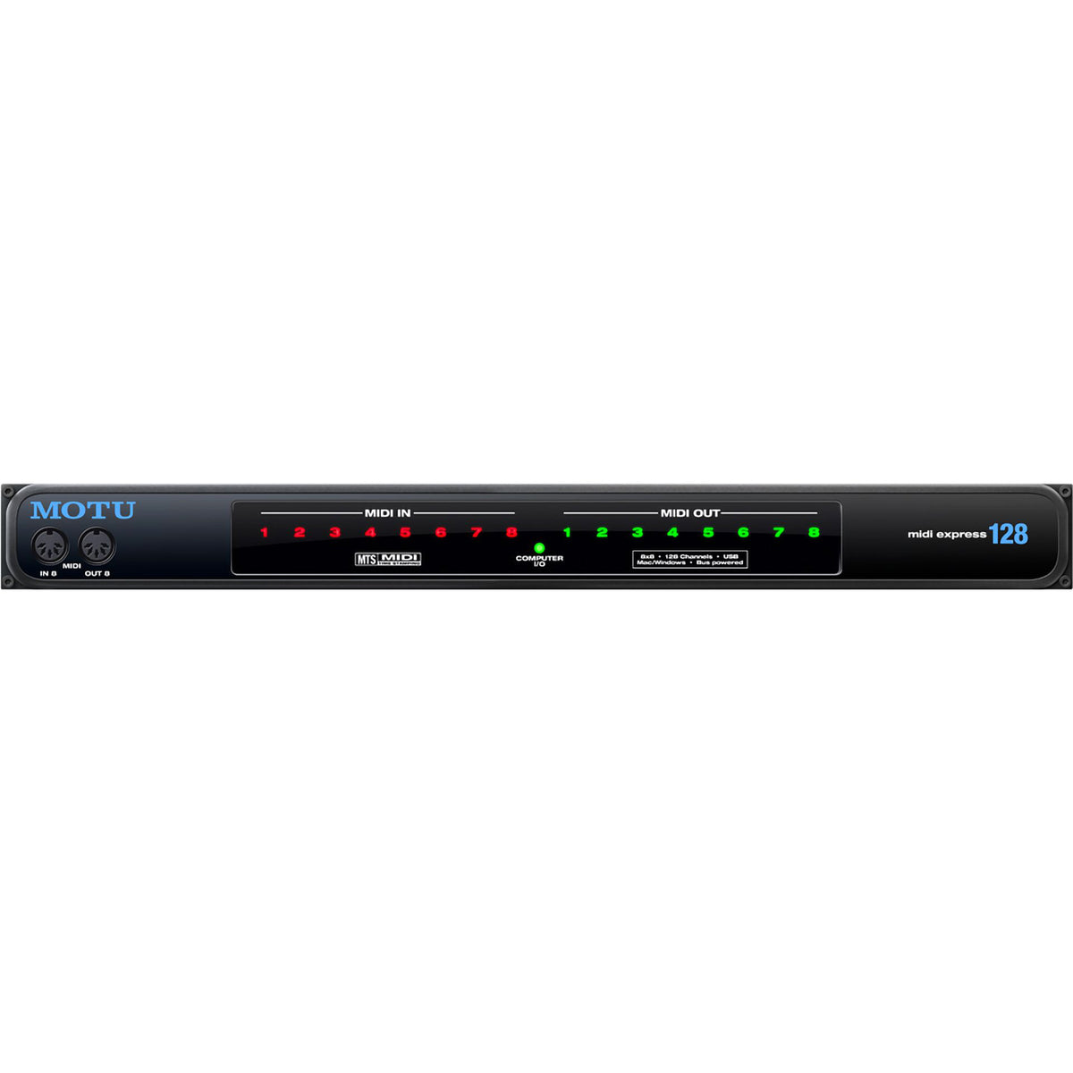 Motu Midi Router MOTU MIDI Express 128 8x8 USB MIDI Interface – Alto Music