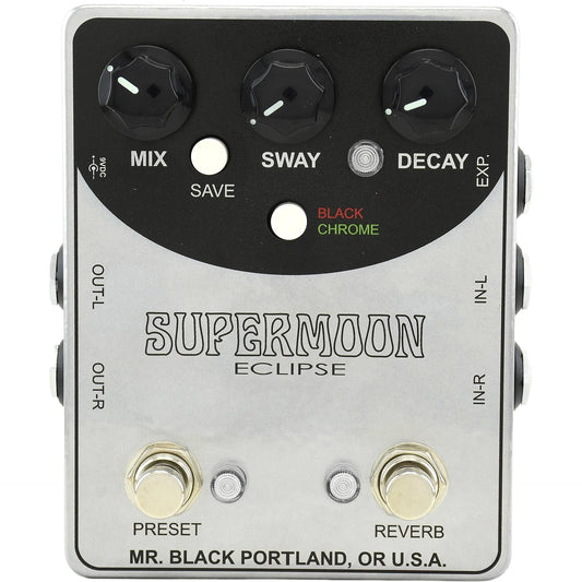 Mr Black Pedals Supermoon Eclipse Reverb Pedal