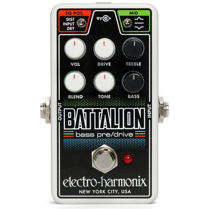 Electro Harmonix Nano Battalion Bass Preamp & Overdrive Pedal
