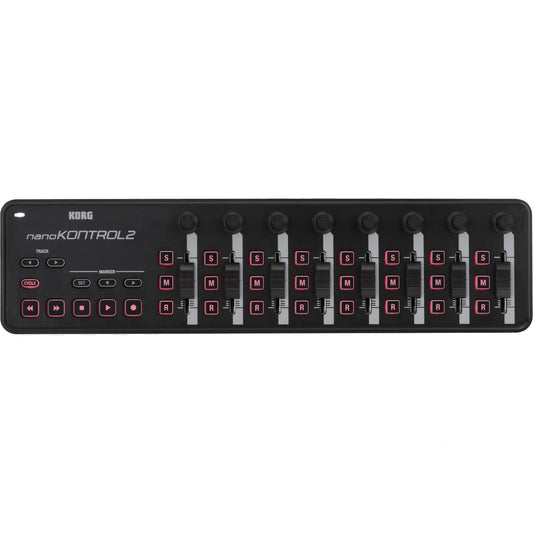 Korg nanoKontrol2 USB MIDI Control Surface, Black