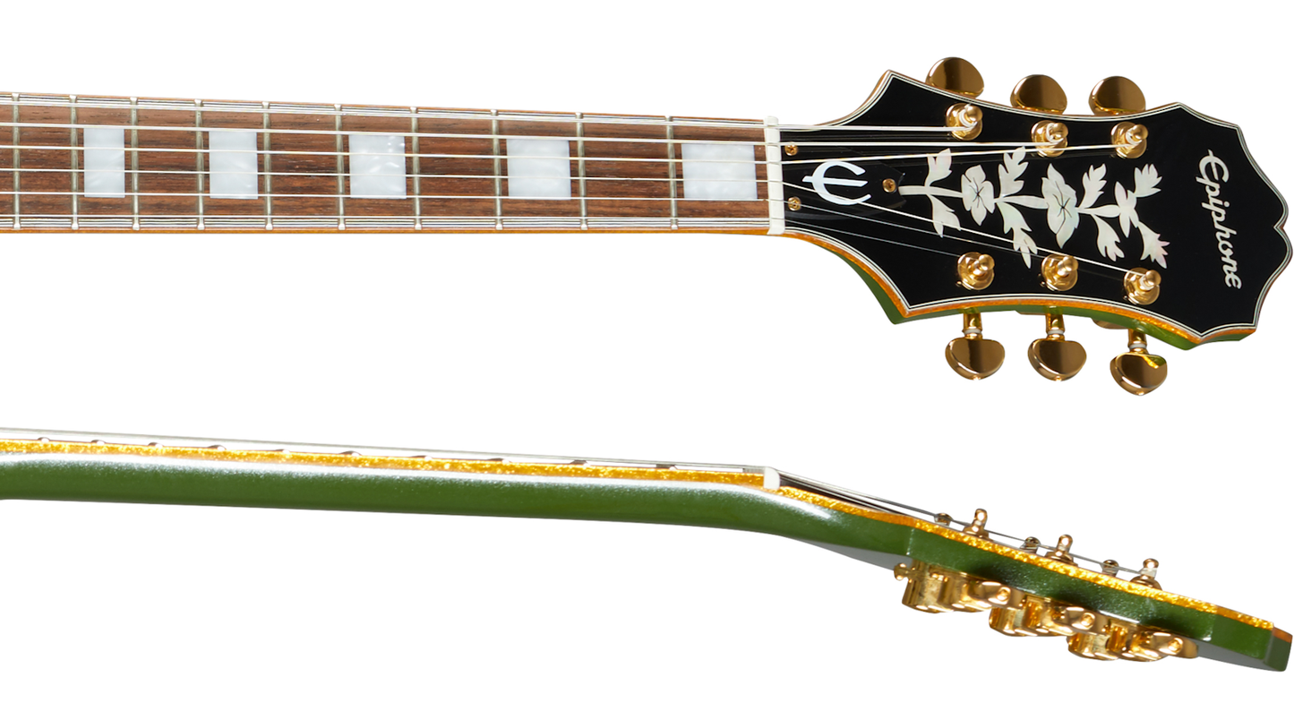 Epiphone Emperor Swingster Semi Hollow Electric Guitar, Forest Green Metallic