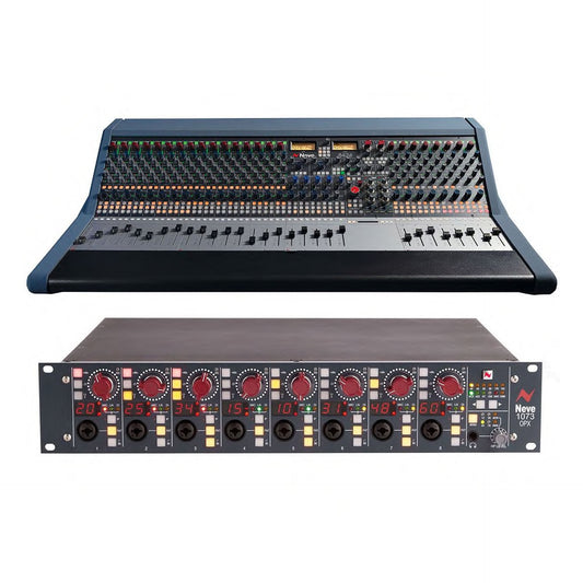 AMS Neve 8424 Console with Motorized Faders and 1073 OPX Bundle