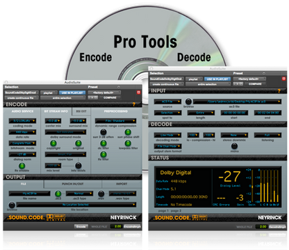 Neyrinck SoundCode Audio Suite Encode Decode Plug In for Pro Tools ...
