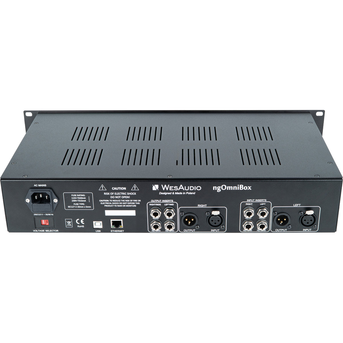 WesAudio ngOmniBox Next Generation Analog Mix and Master Processor