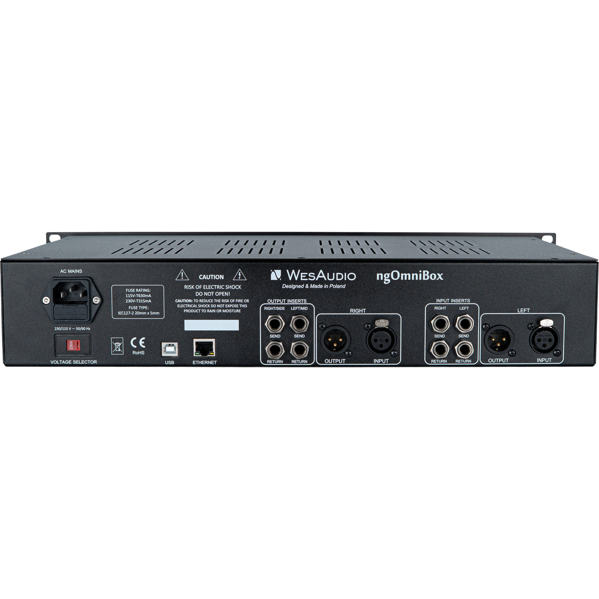 WesAudio ngOmniBox Next Generation Analog Mix and Master Processor