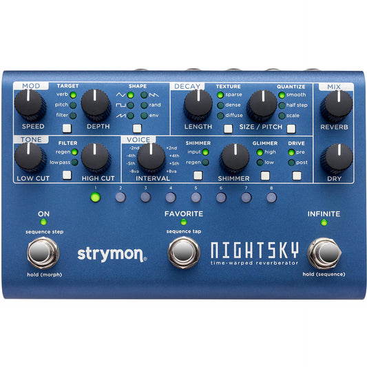 Strymon NightSky Time-warped Reverberator Pedal