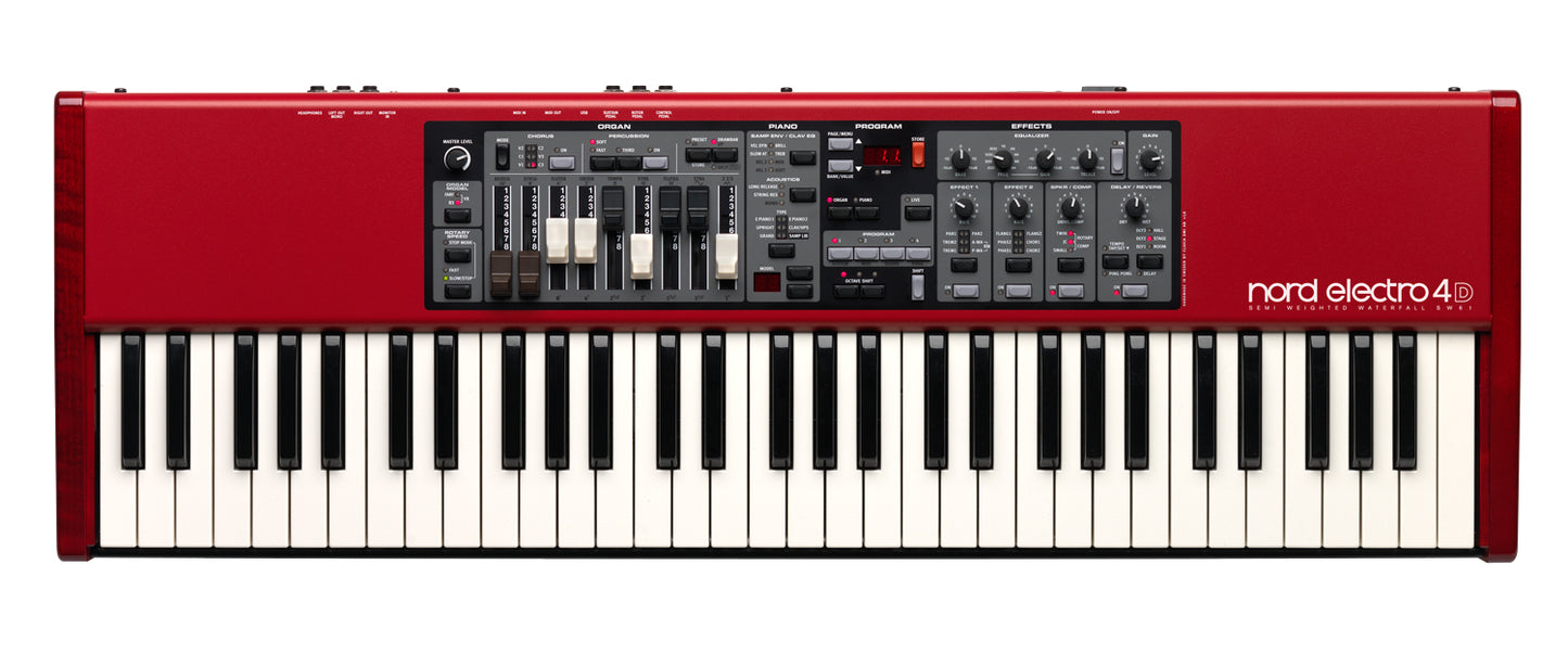 Nord NE4D Electro 4D Semi Weighted 61-Note Waterfall Keyboard