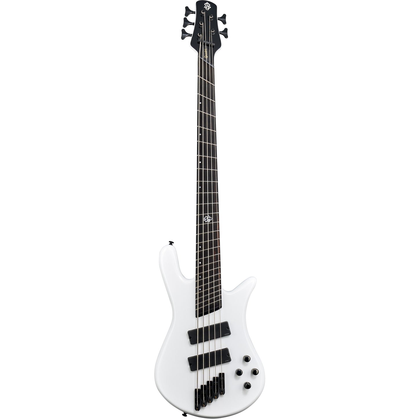 Spector HP NS Dimension 5 String Bass Guitar - White Sparkle Gloss