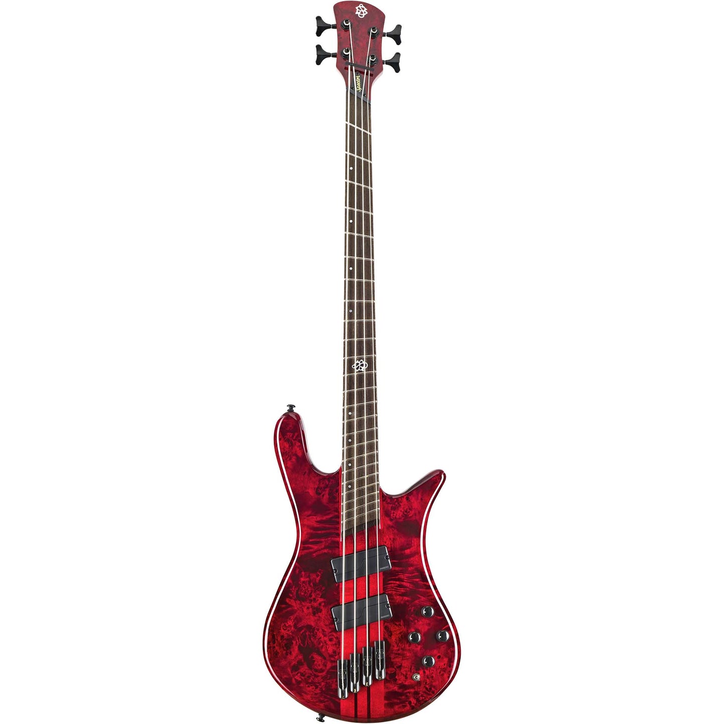 Spector NS Dimension 4 Electric Bass in Inferno Red Gloss