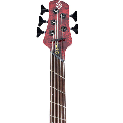 Spector NS Dimension 5 Electric Bass in Inferno Red Gloss