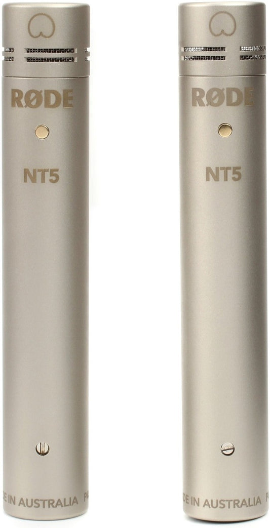 Rode Nt5 Small Diaphragm Matched Pair Condenser Microphones