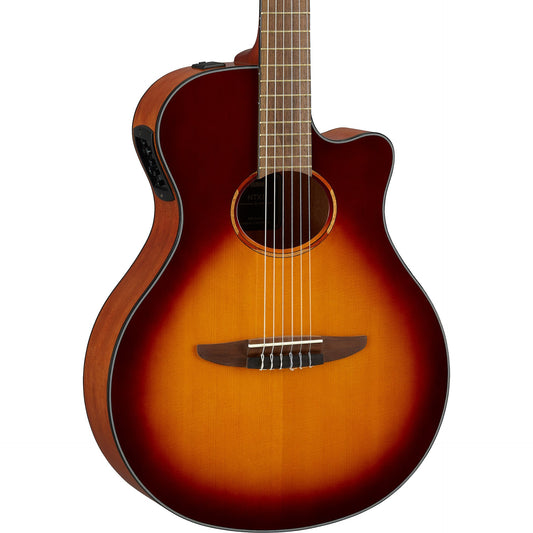 Yamaha NTX1 Acoustic Electric Classical Guitar in Brown Sunburst
