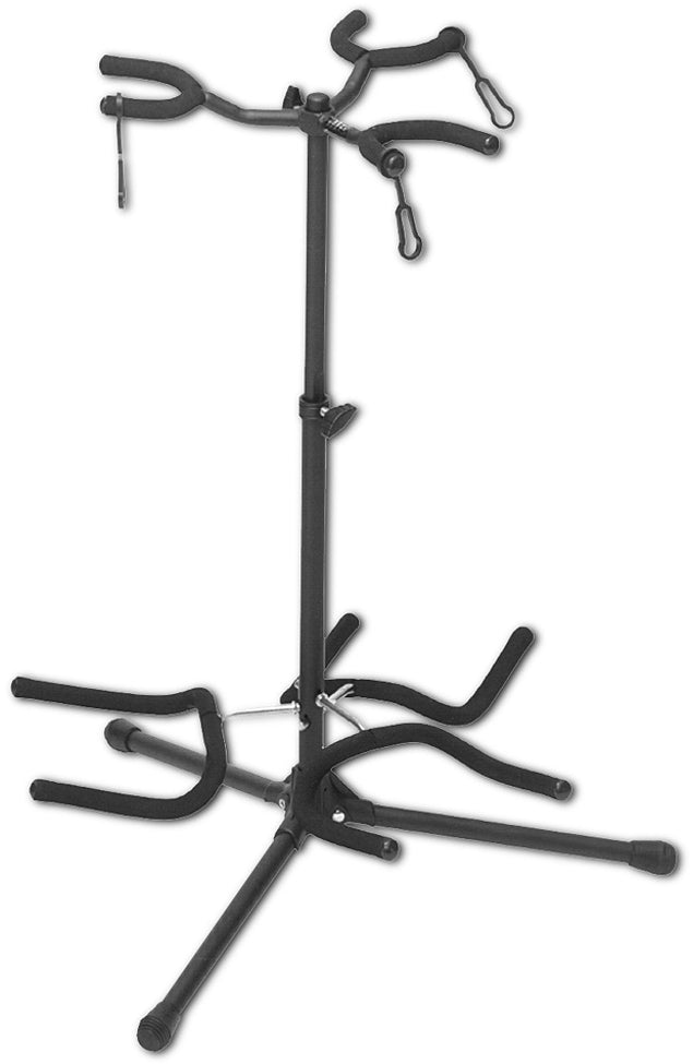On Stage Triple Guitar Stand in Black