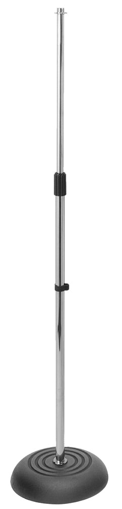 On-Stage Stands Round Base Mic Stand Chrome