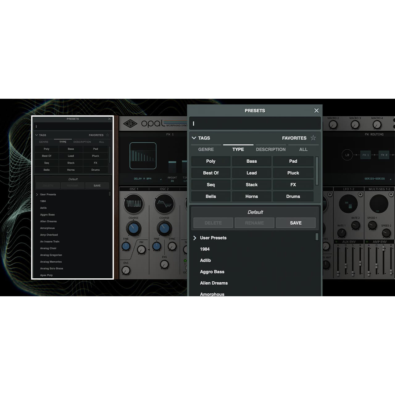 Universal Audio Opal Morphing Synthesizer