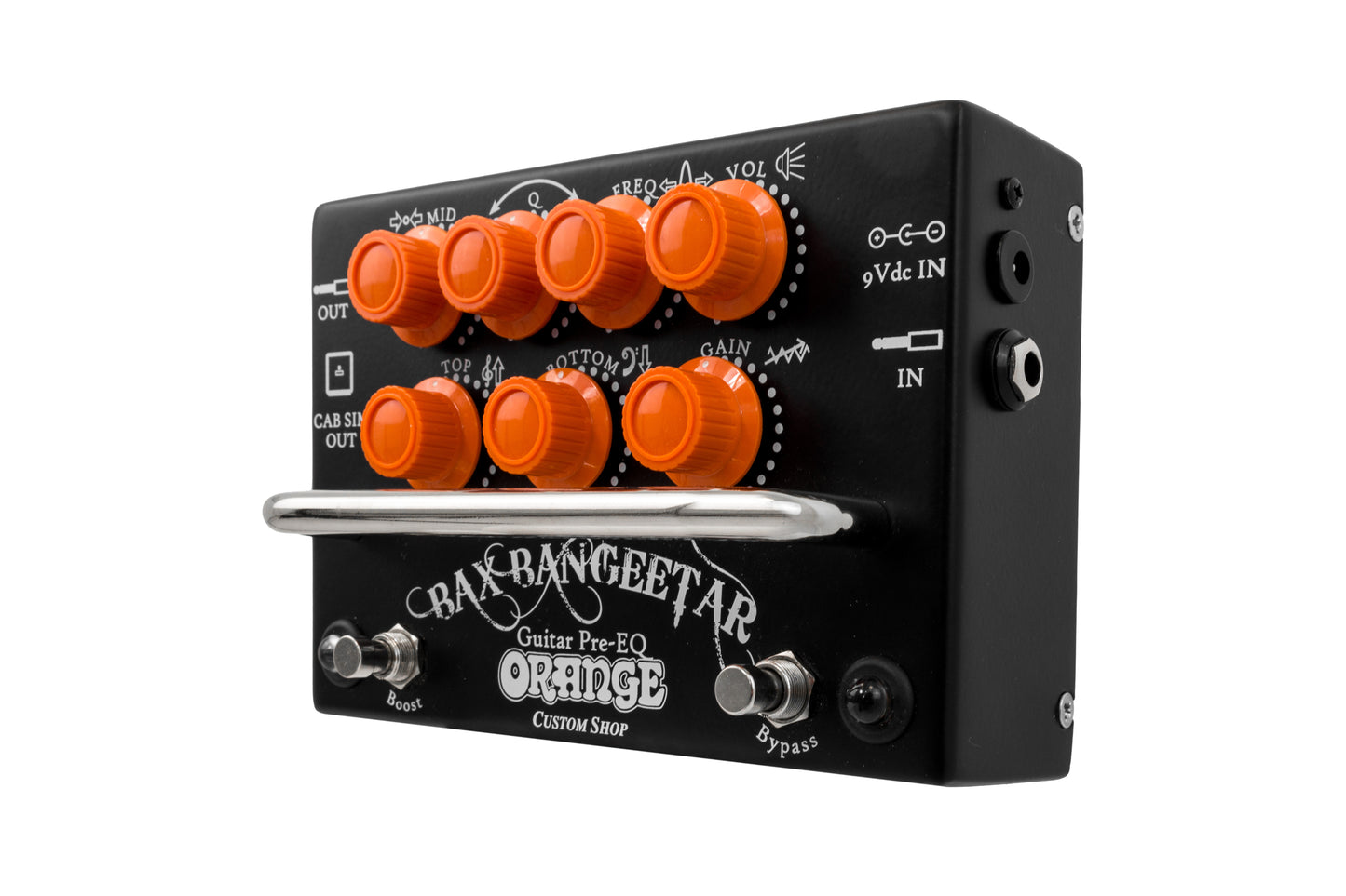 Orange Custom Shop Bax Bangeetar Guitar Pre-EQ Pedal - Black