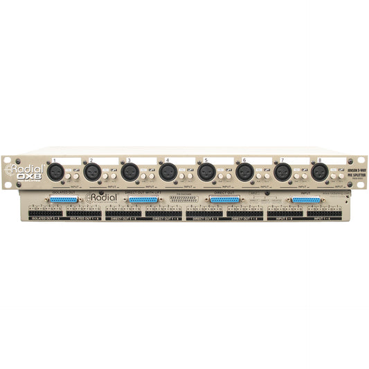 Radial OX8R-Channel Mic Splitter and with Radial Transformers