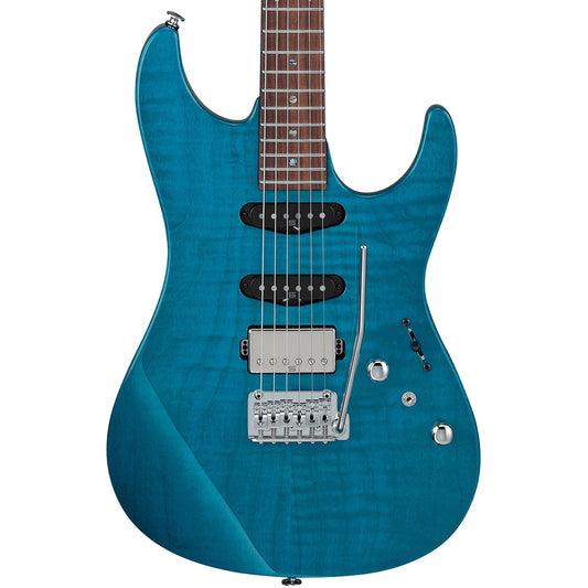 Ibanez Martin Miller Signature Electric Guitar - Transparent Aqua Blue