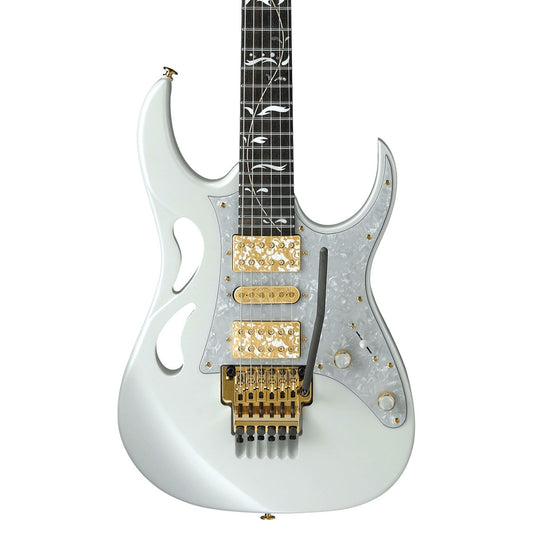 Ibanez Steve Vai Signature 6 String Electric Guitar in Stallion White