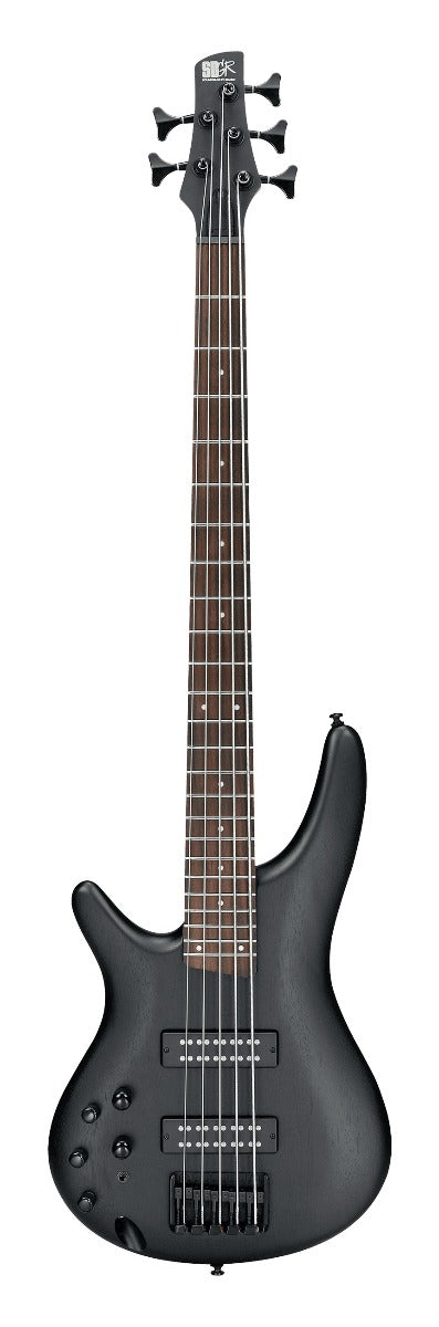 Ibanez SR Standard Left Handed 5 String Electric Bass - Weathered Black