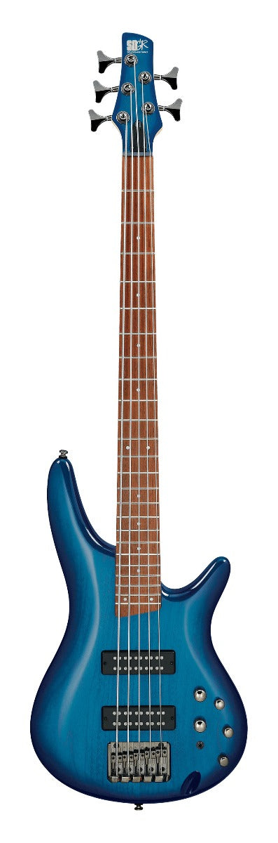 Ibanez SR375ESPB SR Standard 5 String Electric Bass in Sapphire Blue