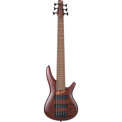Ibanez SR506E 6-String Electric Bass in Brown Mahogany
