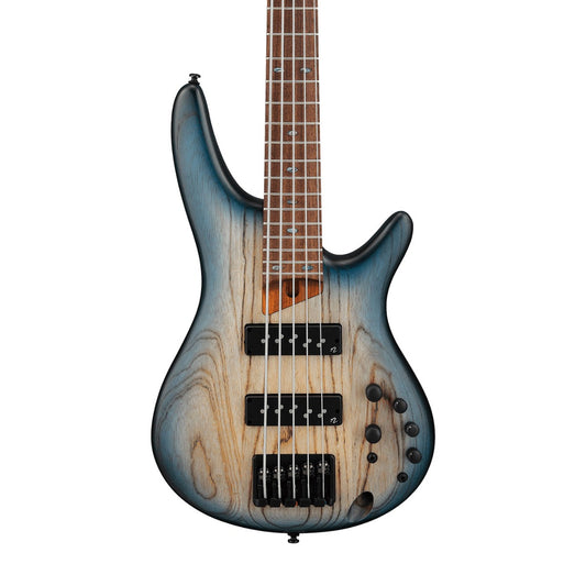 Ibanez SR605ECTF SR Standard 5 String Bass in Cosmic Blue Starburst