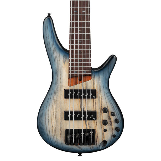 Ibanez SR606ECTF SR Standard 6 String Electric Bass in Cosmic Blue Starburst
