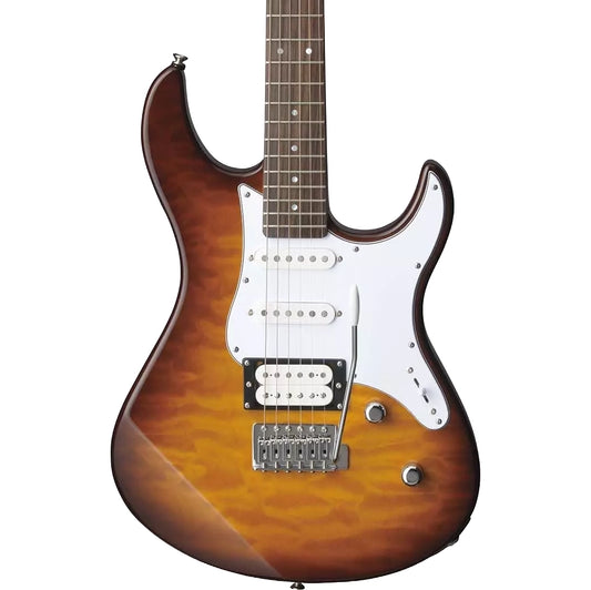 Yamaha PAC212VQM Pacifica Quilted Maple Electric Guitar - Tobacco Brown Sunburst