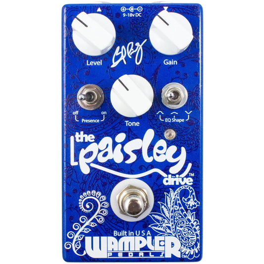 Wampler Pedals Paisley Drive Brad Paisley Signature Overdrive