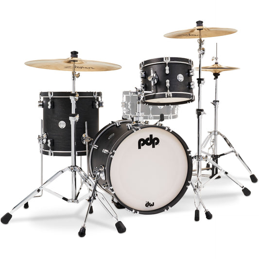 Pacific Drums & Percussion Concept Classic 3-Piece Pack - Ebony