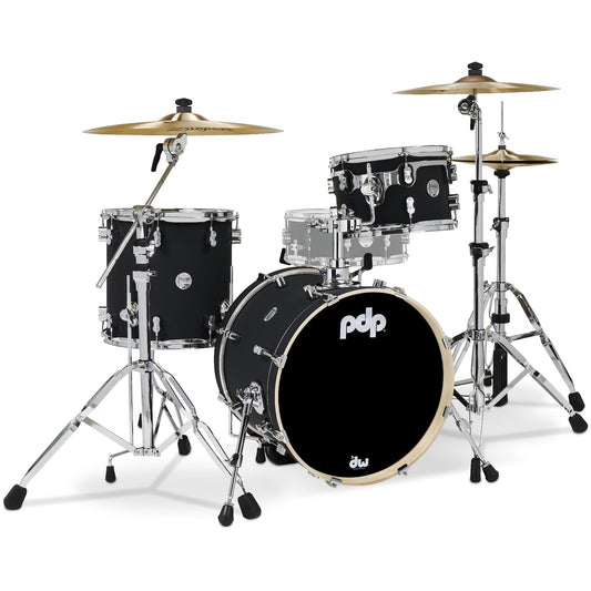 Pacific Drums & Percussion Concept Maple 3-Piece Kit - Satin Black