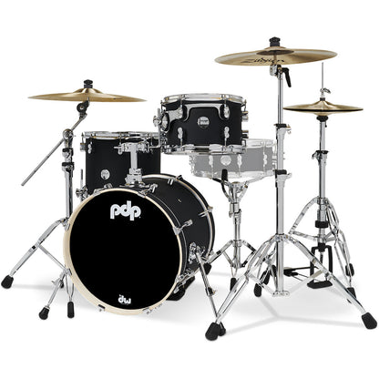 Pacific Drums & Percussion Concept Maple Bop Kit - Satin Black