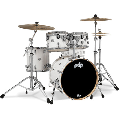 Pacific Drums & Percussion Concept Maple 4-Piece Kit - Pearlescent White