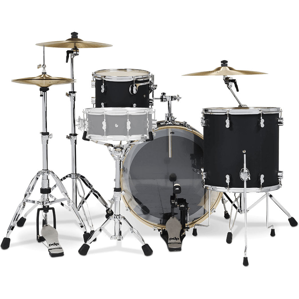 Pacific Drums & Percussion Concept Maple Rock Kit - Satin Black