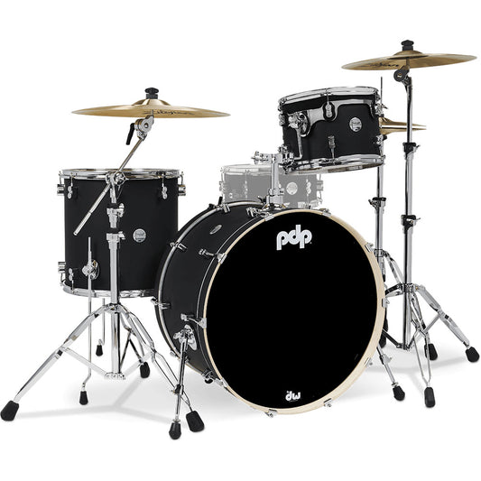 Pacific Drums & Percussion Concept Maple Rock Kit - Satin Black