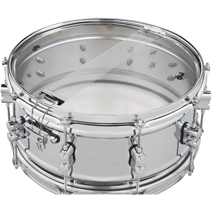 Pacific Drums & Percussion Concept Metal 6.5x14 1mm Chrome/Steel Snare Drum