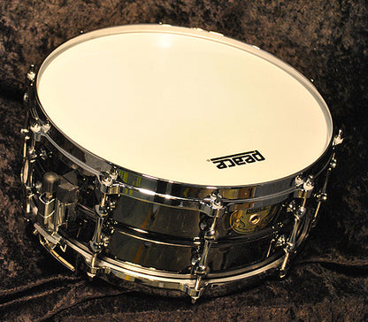 Peace SD142 5.5X14 Black Chrome Plated Brass Shell Snare with Die